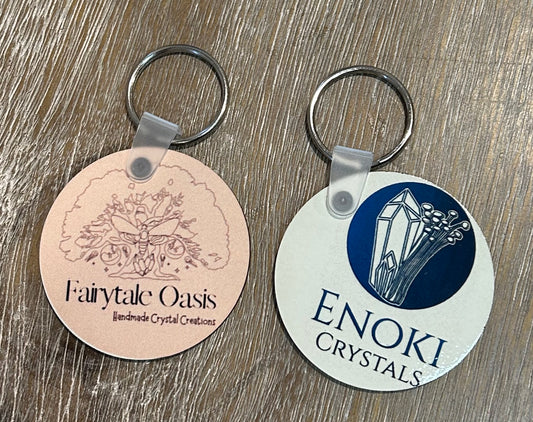 Custom Key Chains for Fairytale Oasis and Enoki Crystals