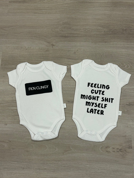 Some Funny Singlets for a Baby on the Way