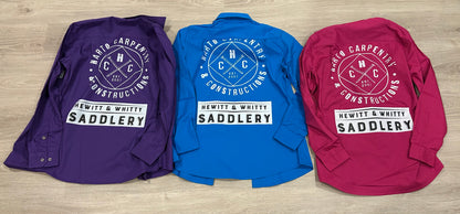 6 Equestrian Shirts Front & Back