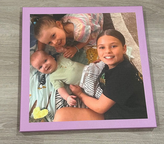 Canvas of her grandchildren