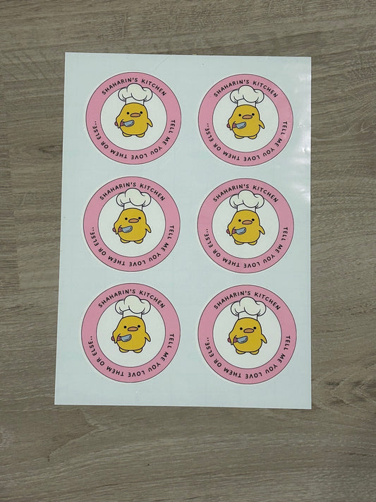 Waterproof Pickle Jar Labels