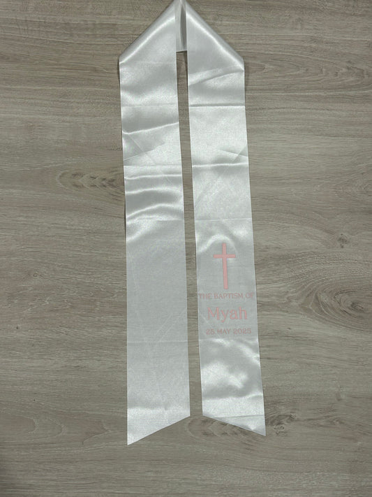 Baptism Stole for Myah