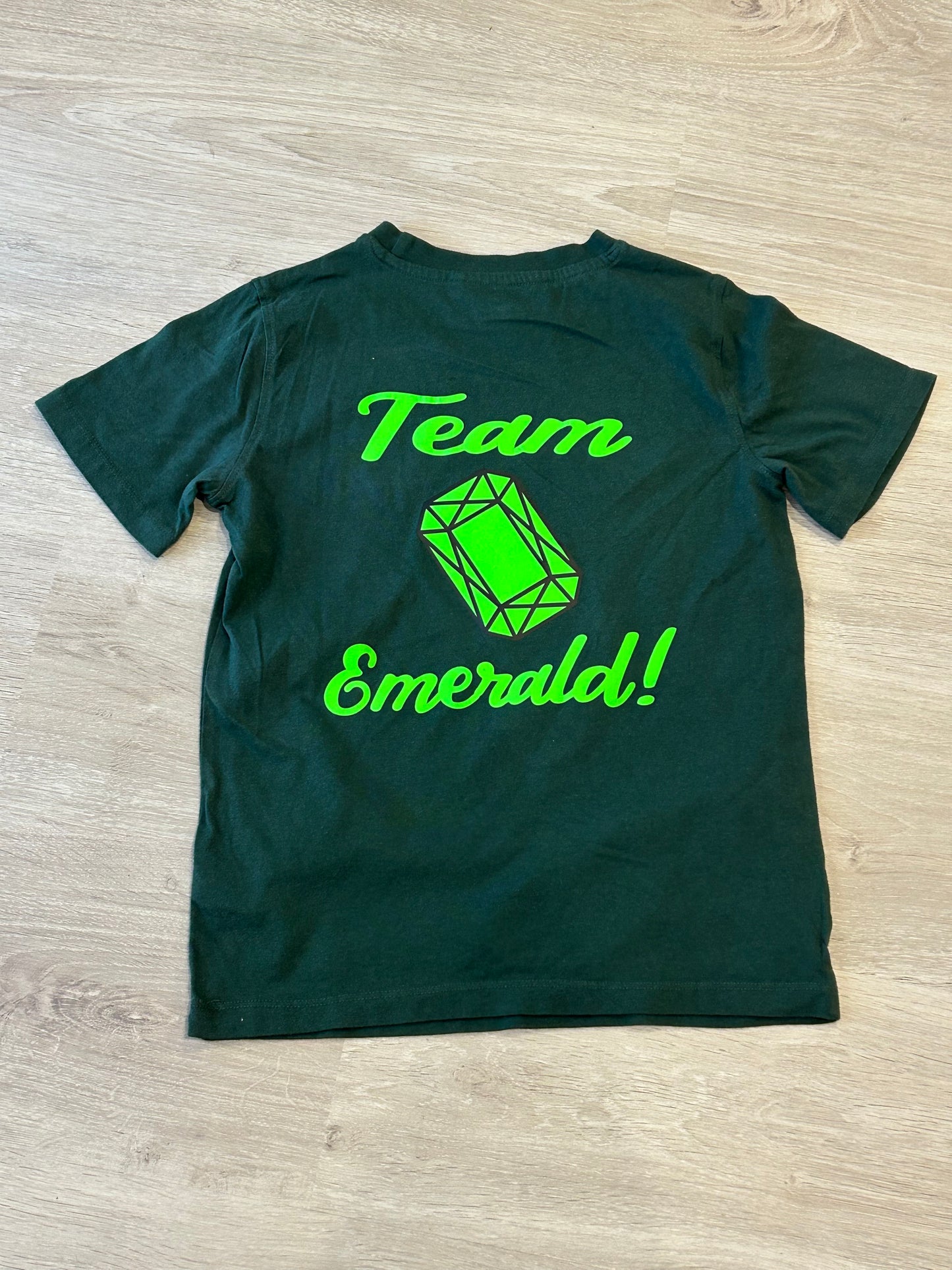 “Team Emerald” shirt for sports day
