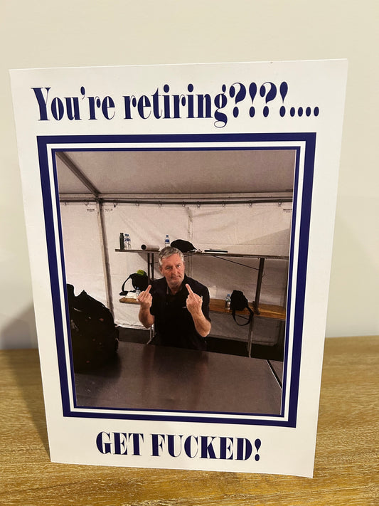 Retirement A3 card