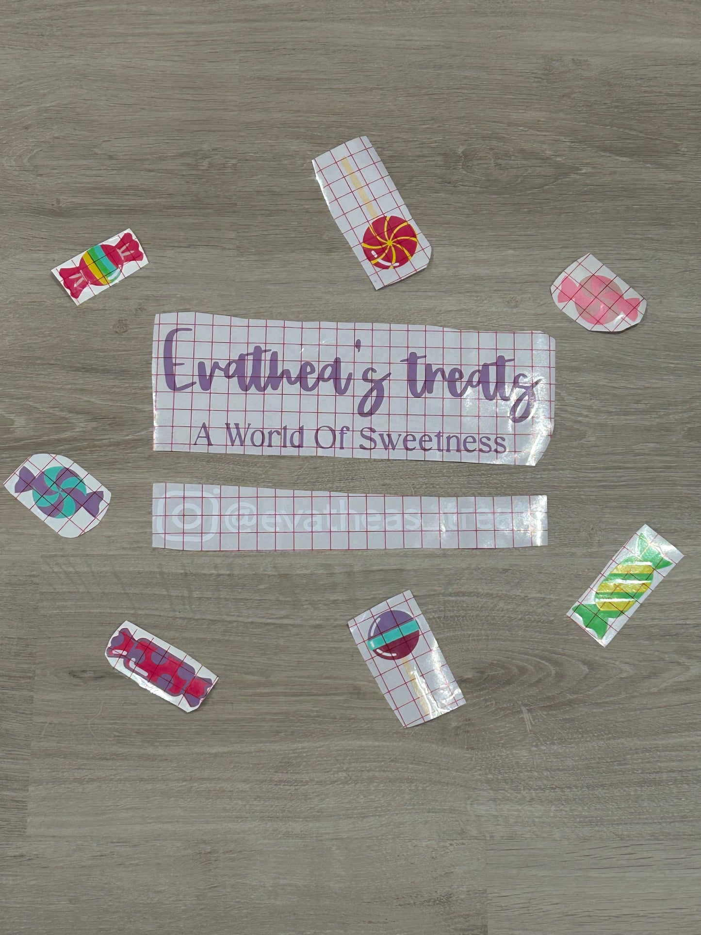 Car decal for Evathea’s Treats