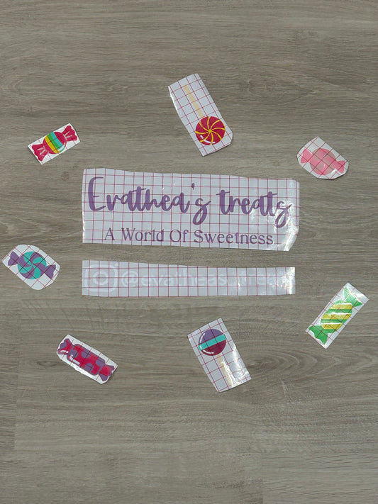 Car decal for Evathea’s Treats