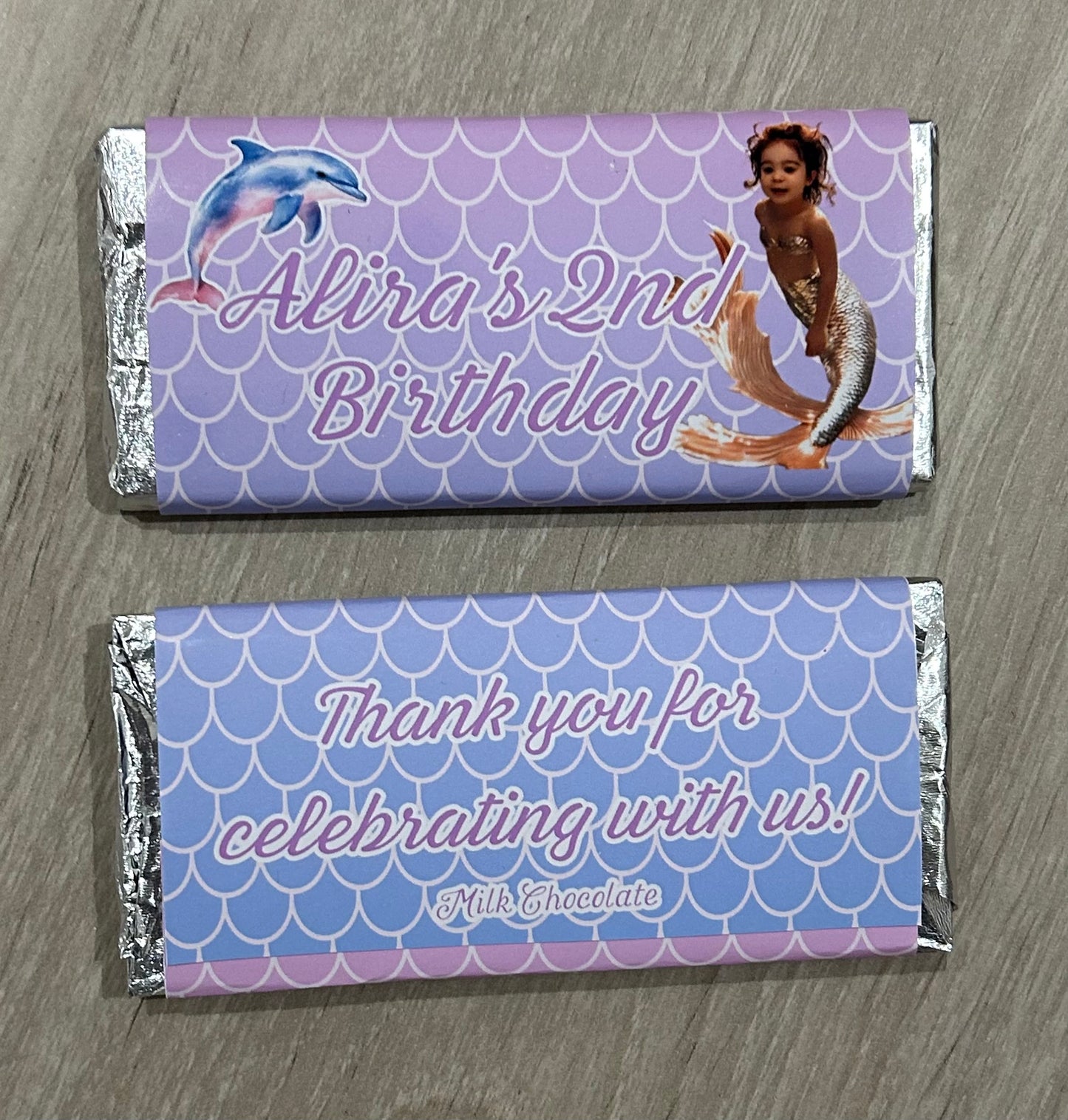 Mermaid theme for Alira’s 2nd Birthday 24 lollipops and 20 chcoclates