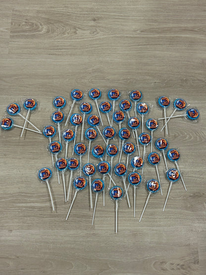 48 Sonic Themed Lollipops for Cody’s 6th Birthday