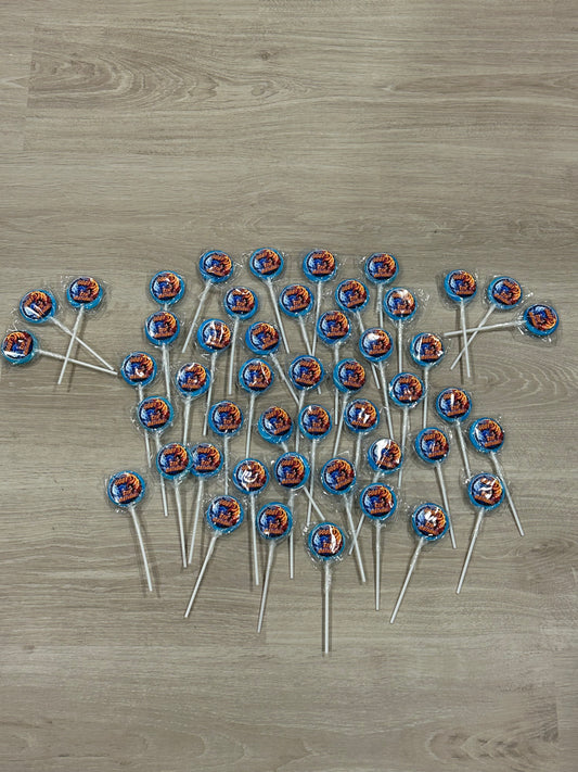 48 Sonic Themed Lollipops for Cody’s 6th Birthday