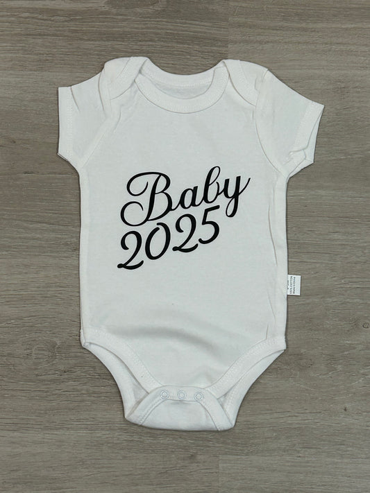 “Baby 2025” onesie