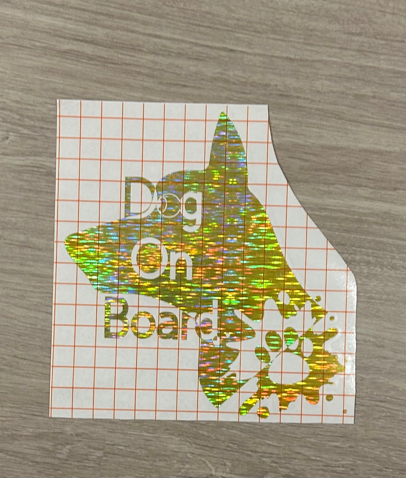 Car Decal - Dog on board