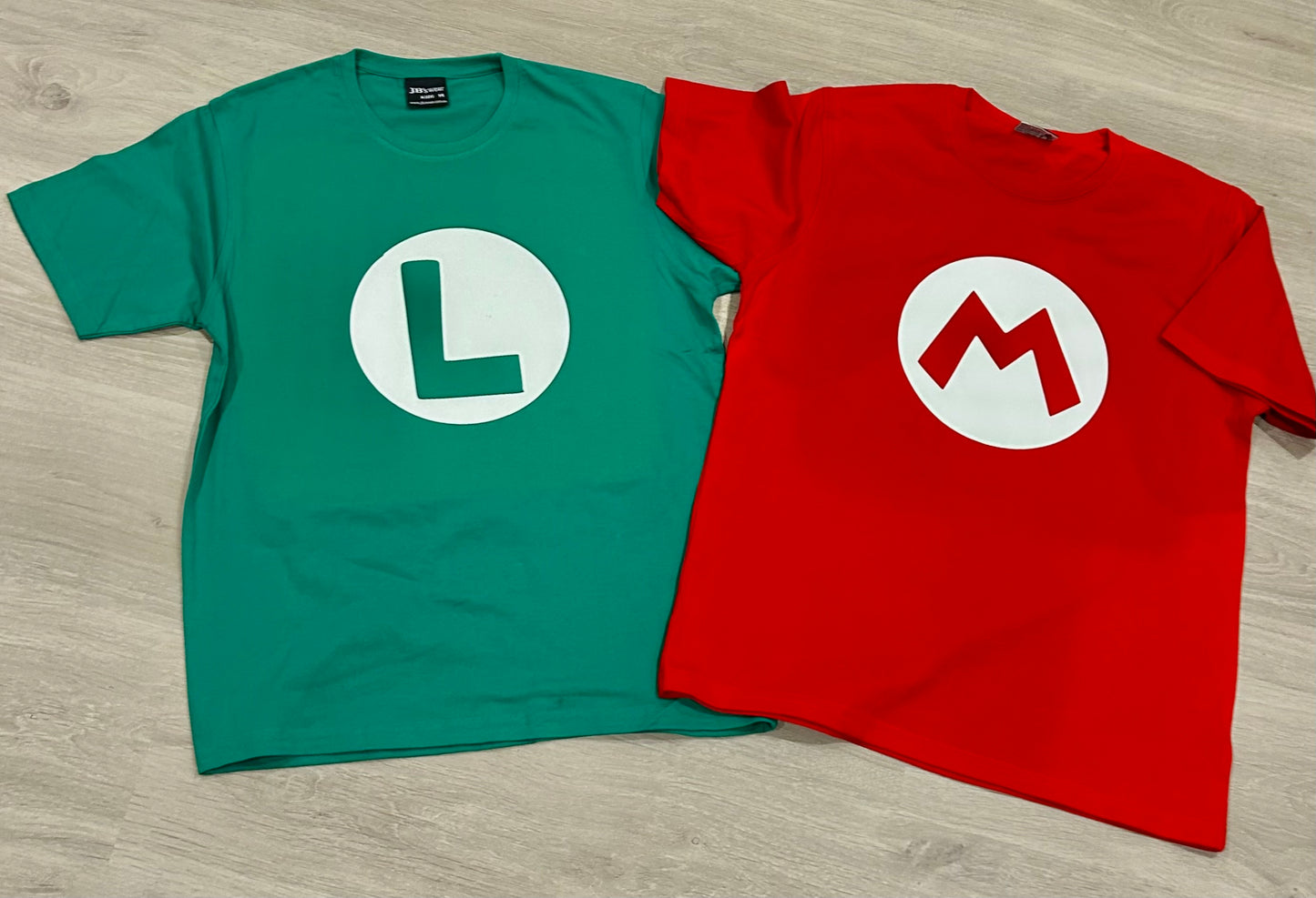 Two shirts ready for Book Week