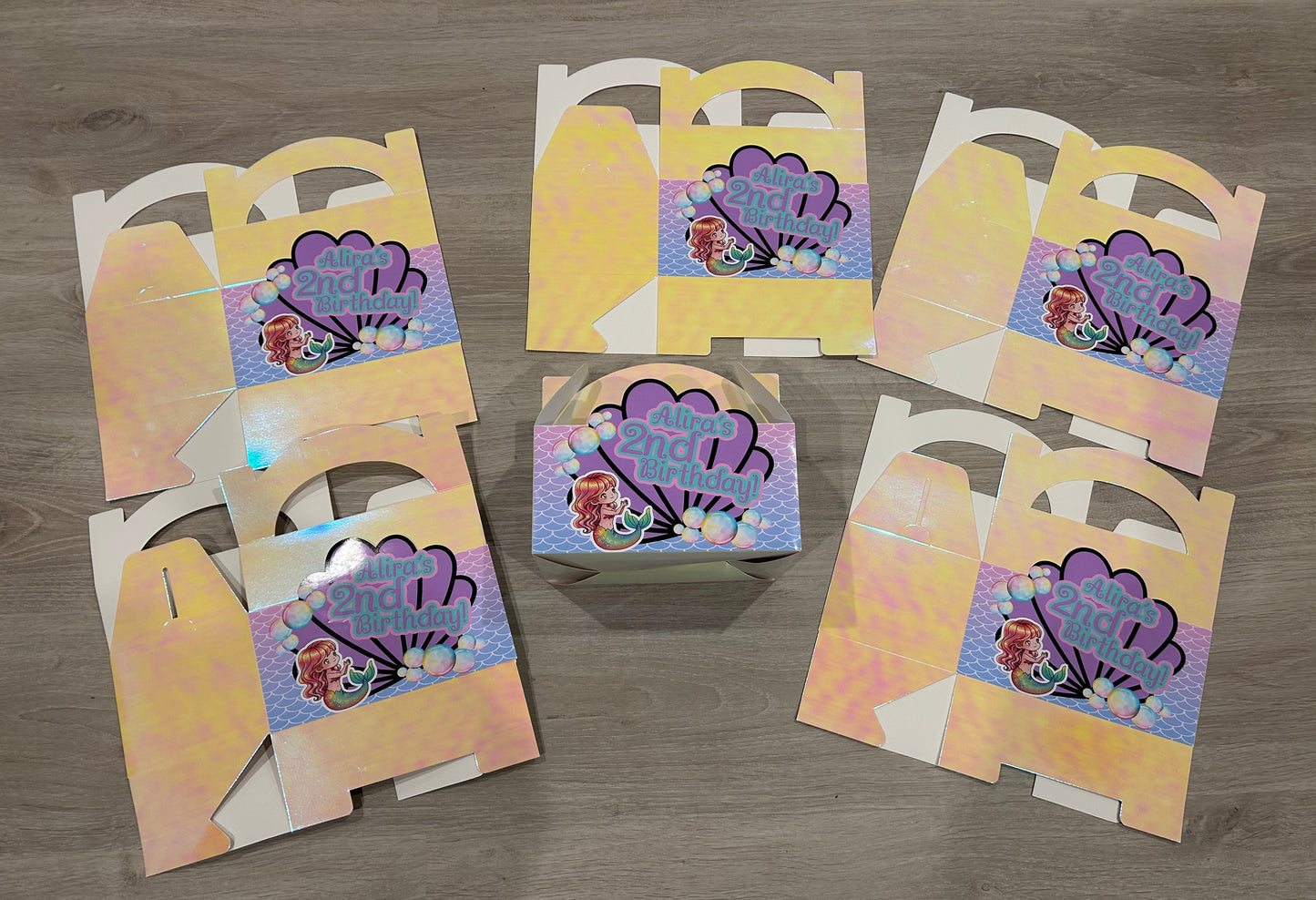 Party Boxes for Alira’s 2nd Birthday