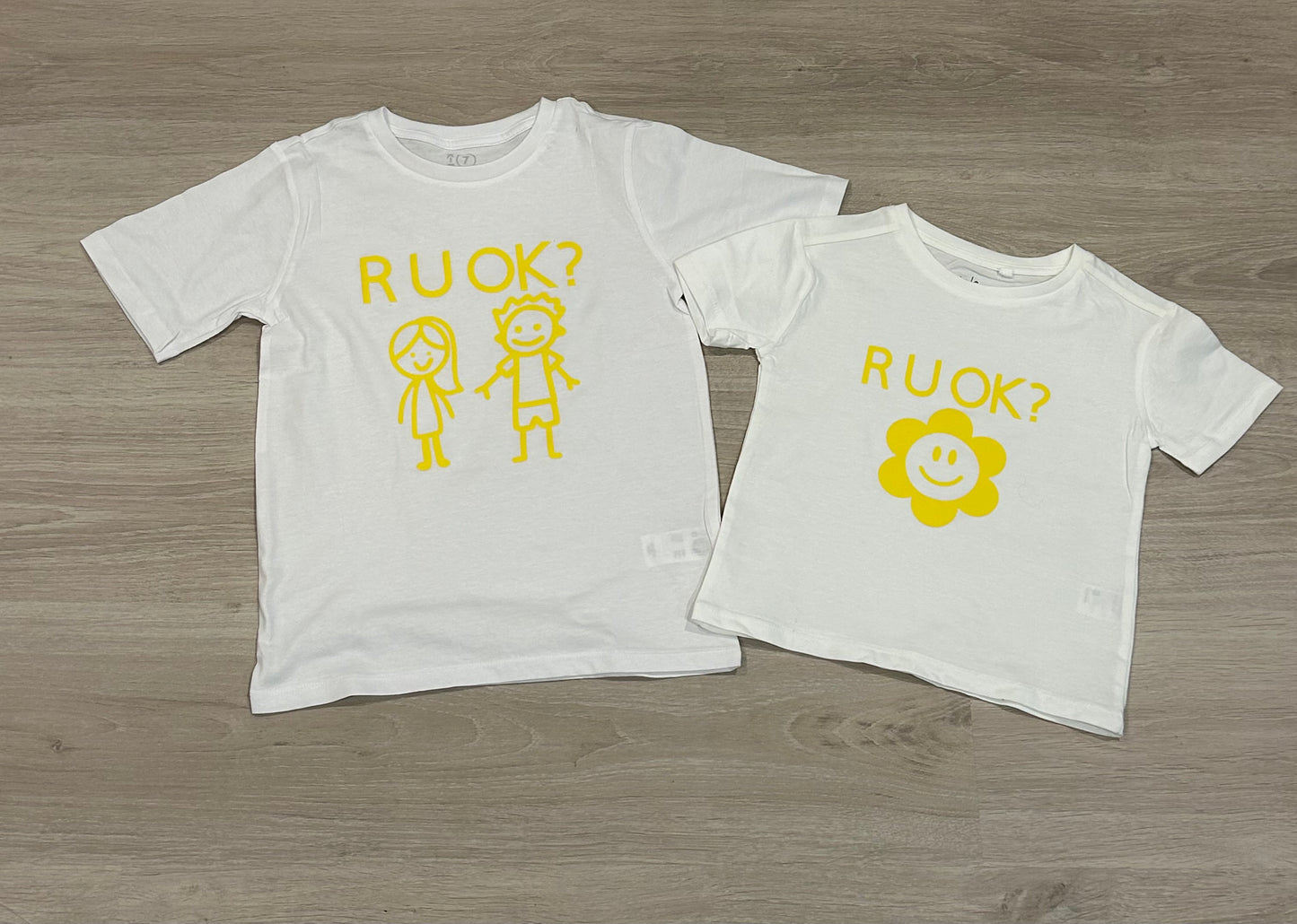 2x R U OK day shirts