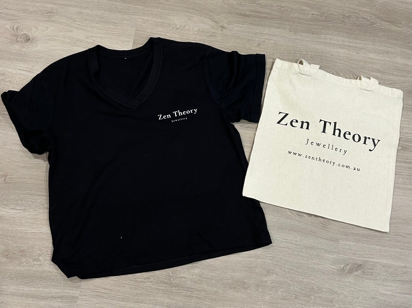 Shirt and Tote bag for Xen Theory Jewellery