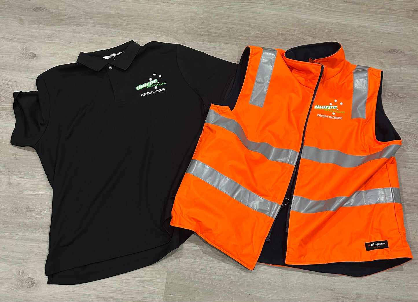 High Vis Vest and Short for Thorpe Engineering