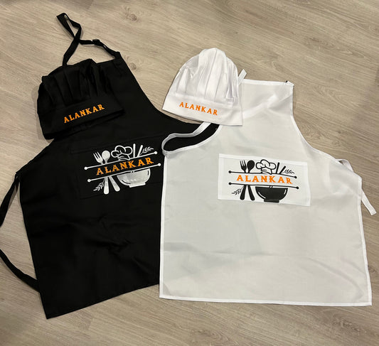 Aprons for the restaurant Alankar