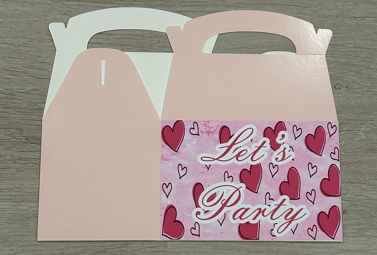 Birthday Party Pack - colouring books and pencils and party boxes - Theme Pink