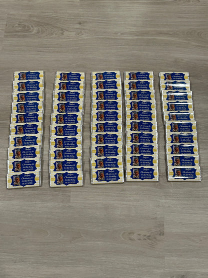 50 Chocolates for Stefan’s Christening & 1st Birthday