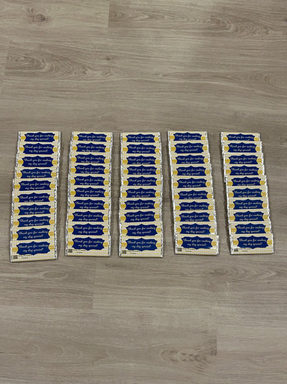 50 Chocolates for Stefan’s Christening & 1st Birthday