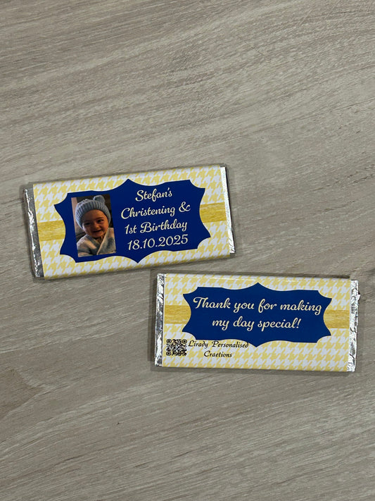 50 Chocolates for Stefan’s Christening & 1st Birthday