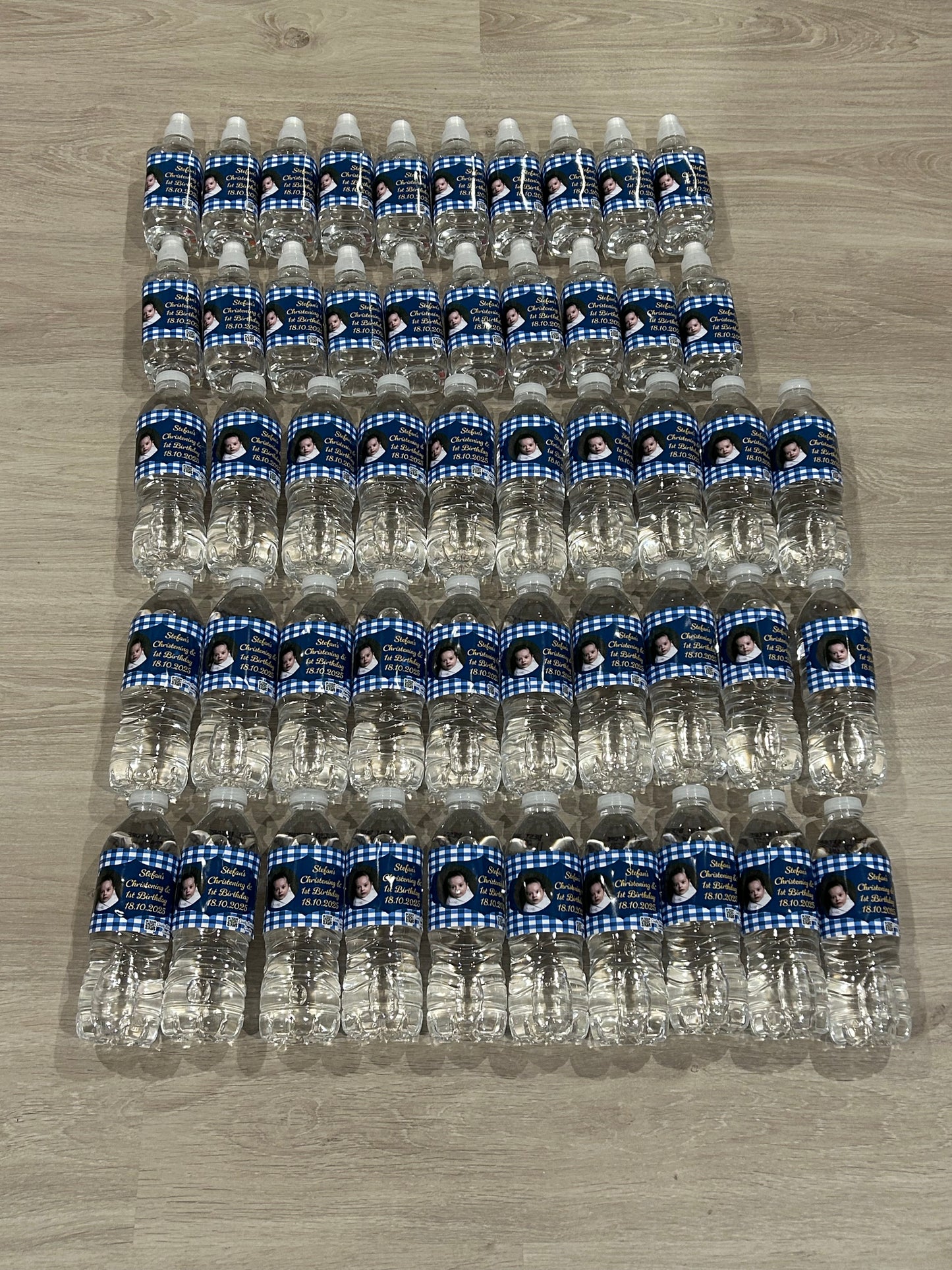 20 pop tops and 30 bottles for Stefan’s Christening and 1st Birthday