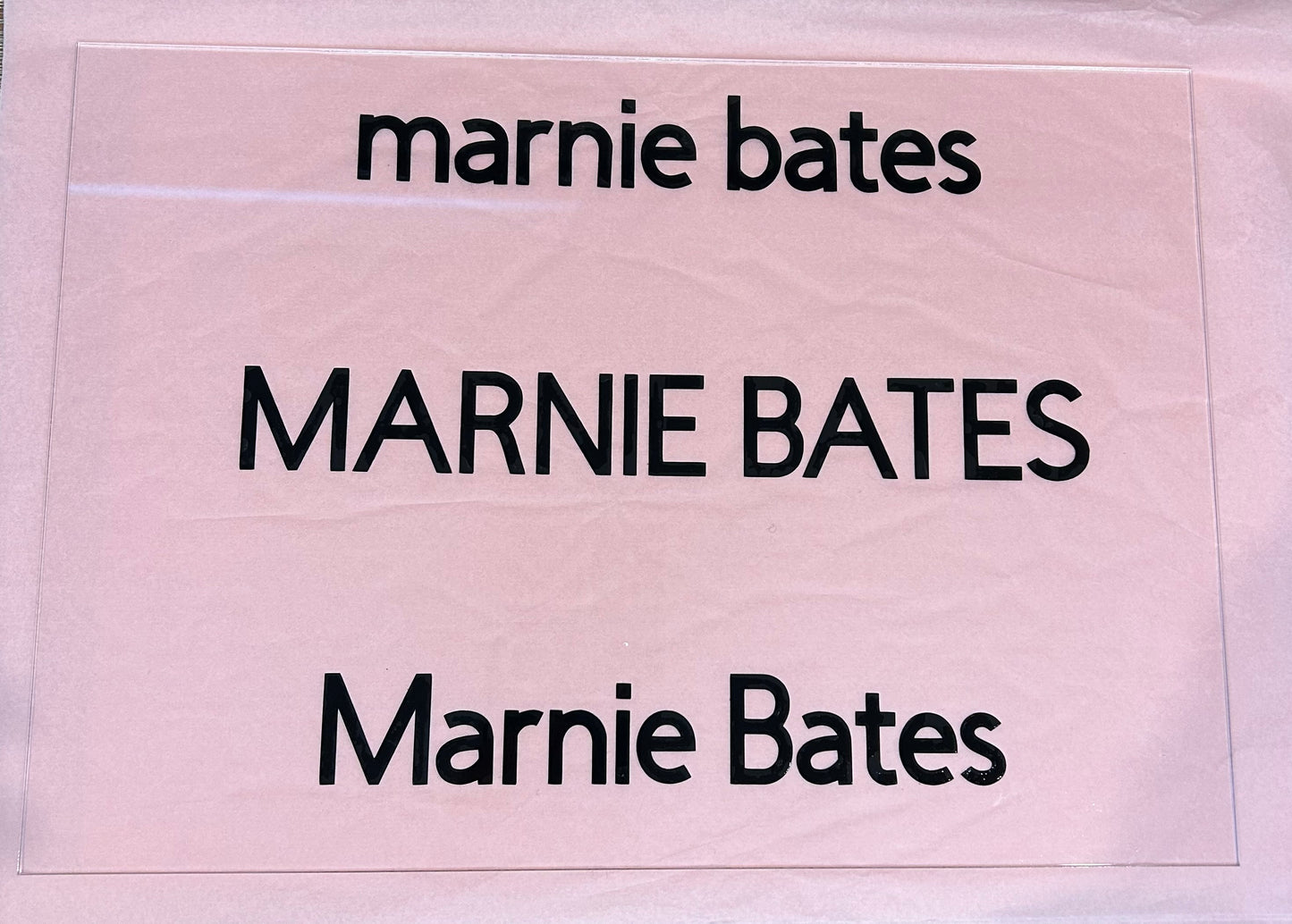 Marnie's learning boards