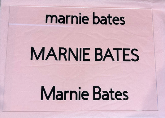 Marnie's learning boards