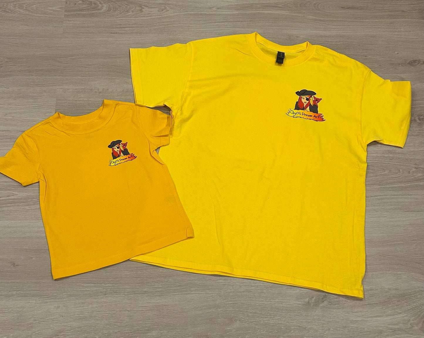 2 shirts for JoJo’s Dream Art