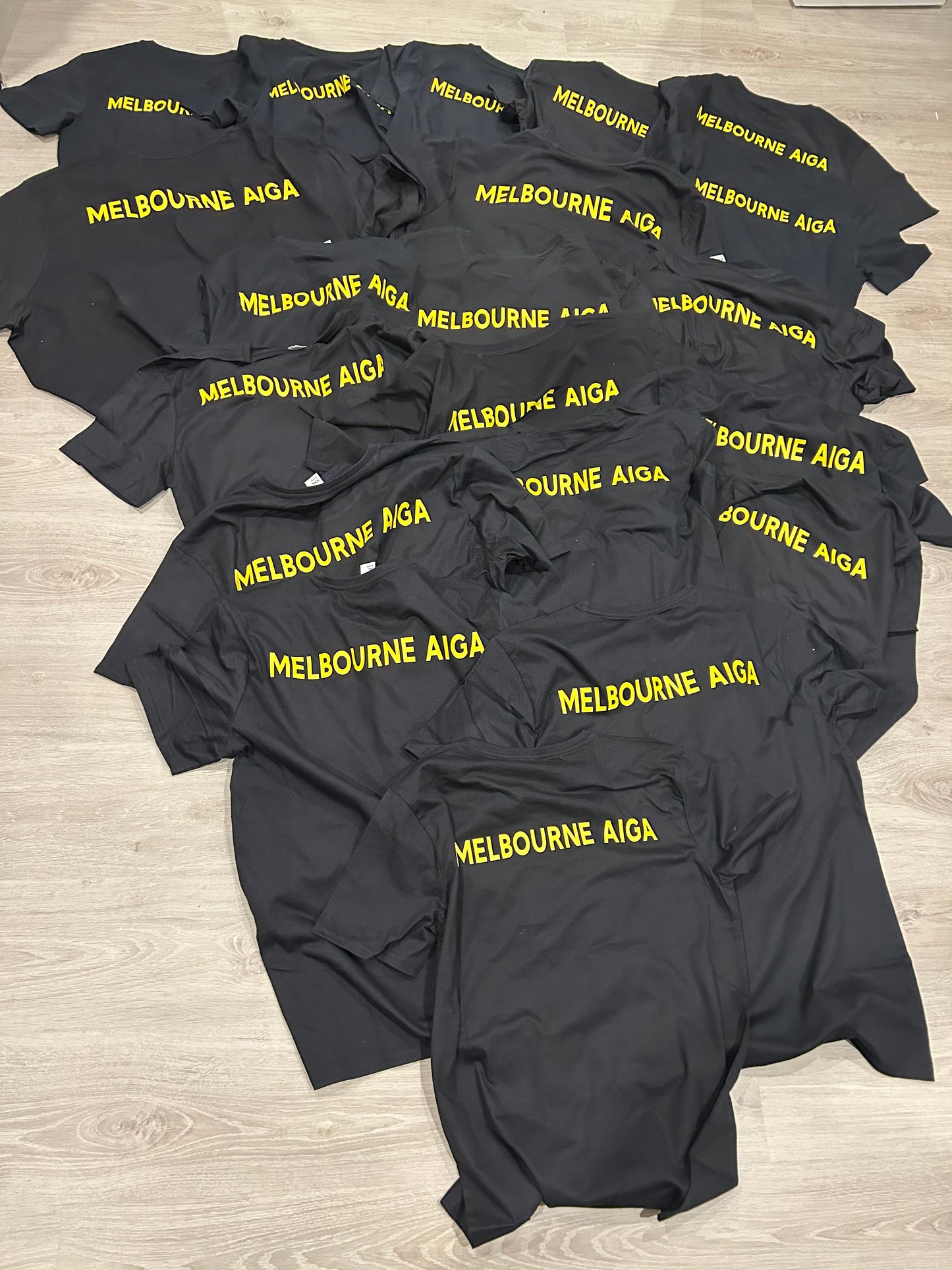 20 shirts for a family dance show