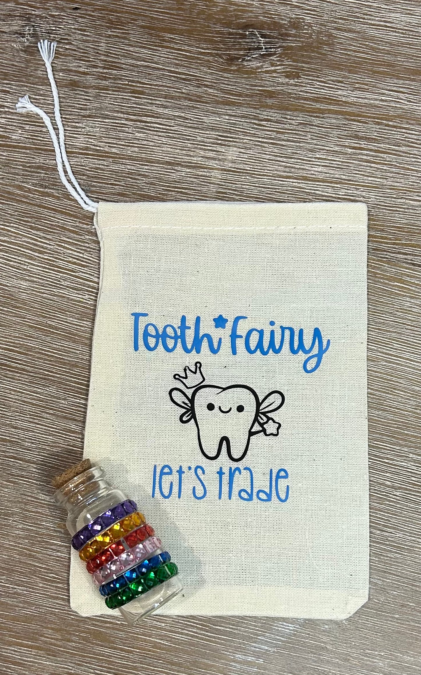Tooth Fairy bag and jar