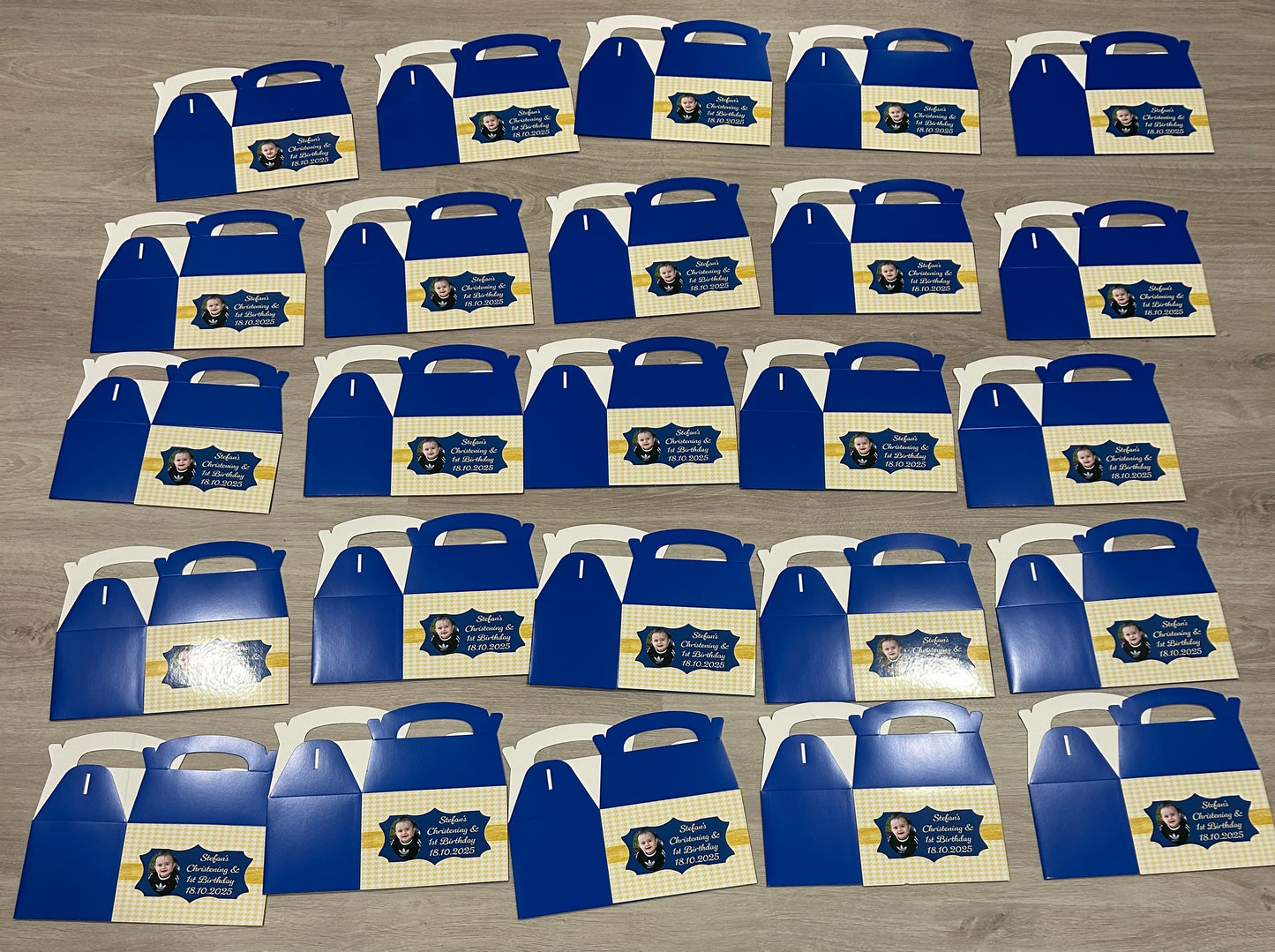 Party boxes for Stefan’s