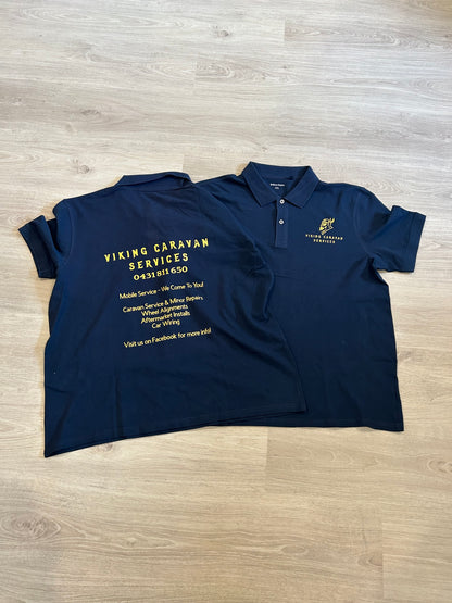 Business Polos for Viking Caravan Services