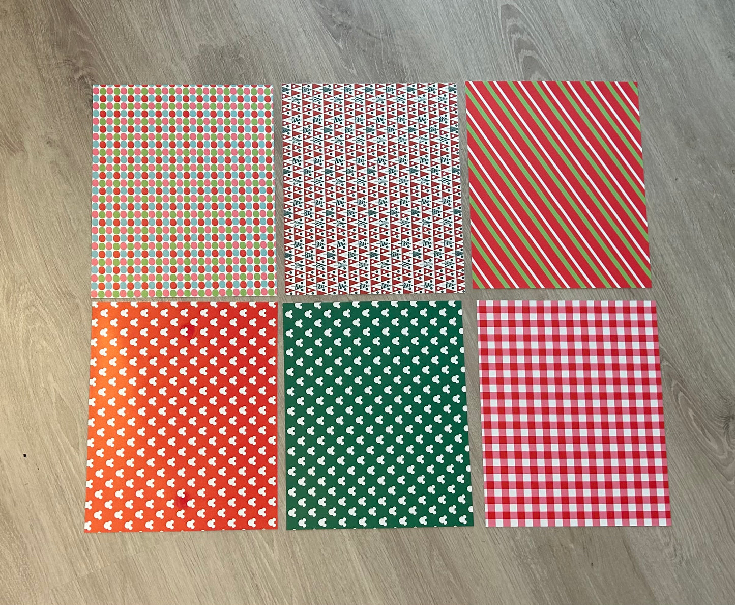 Permanent Adhesive Vinyl - Christmas Patterns