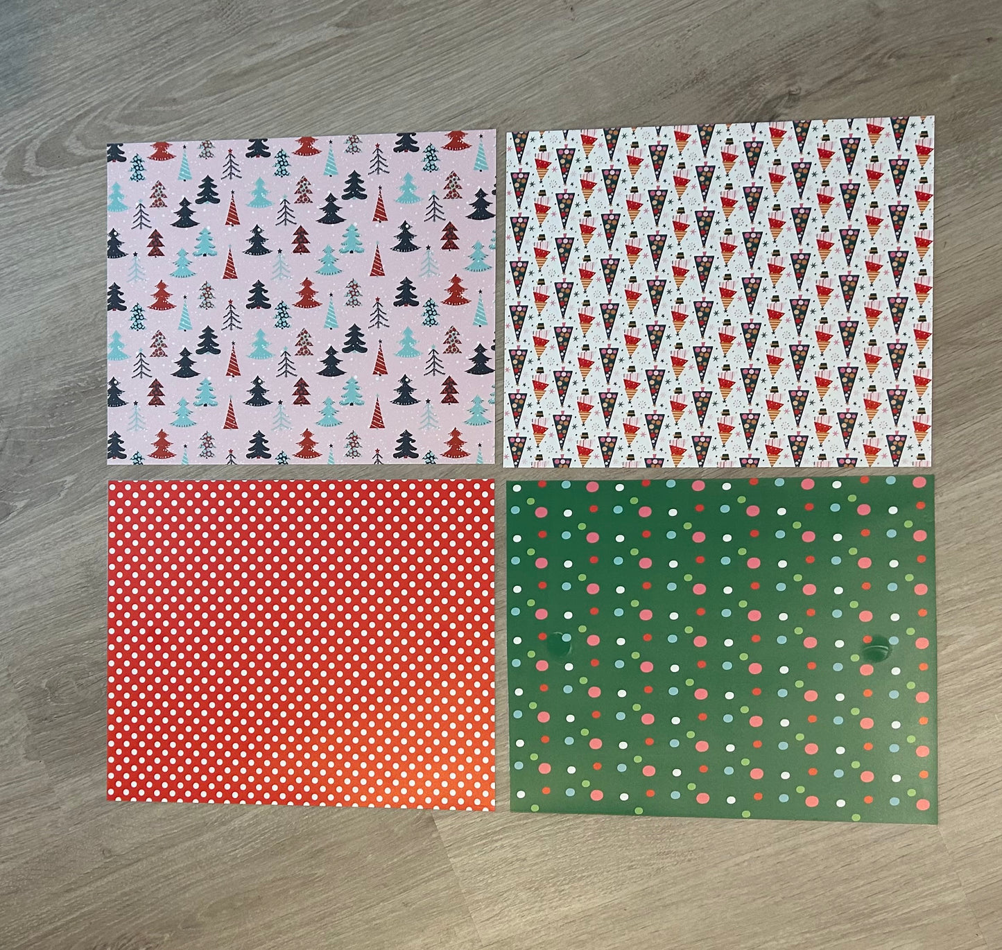 Permanent Adhesive Vinyl - Christmas Patterns