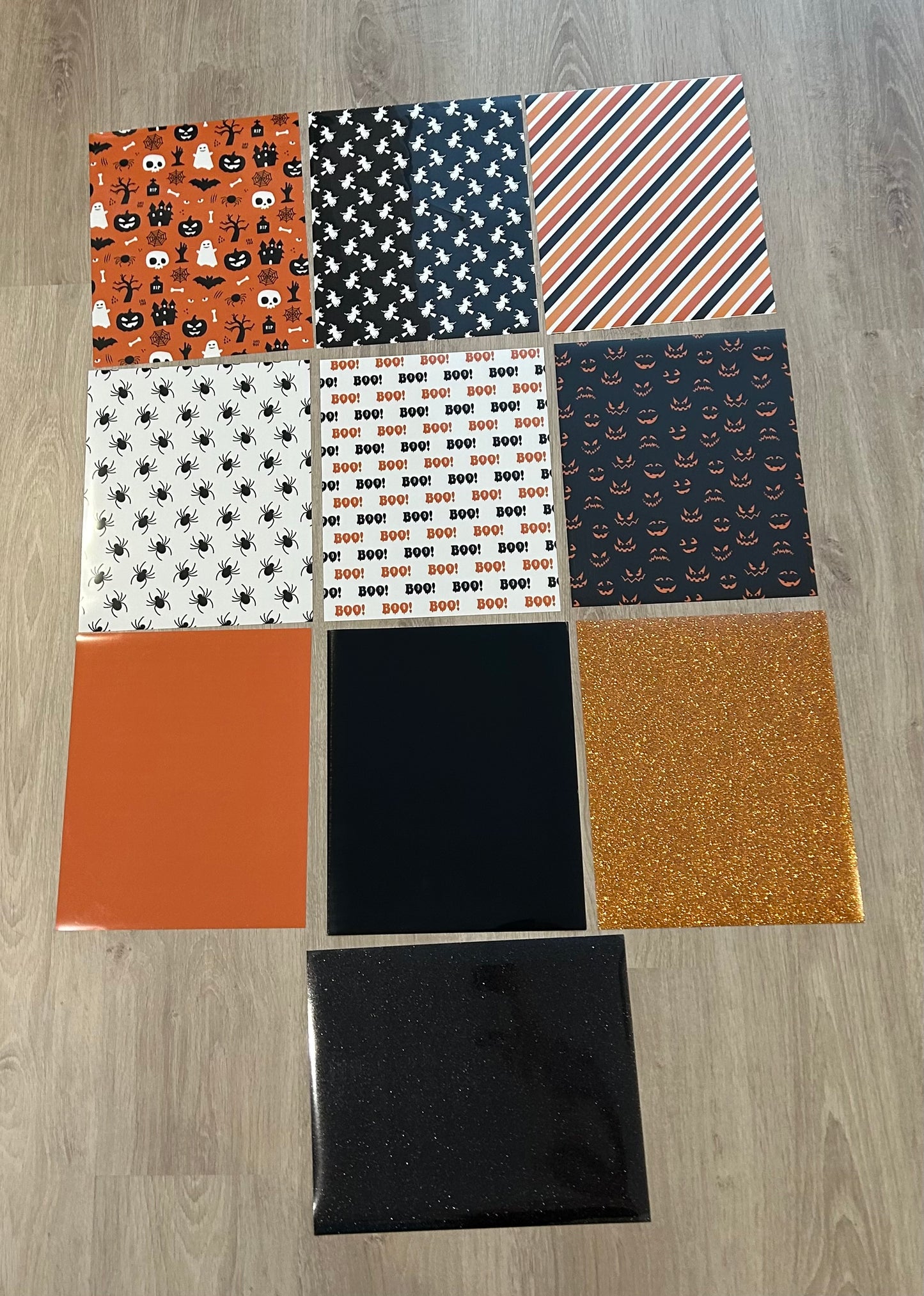 Heat Transfer Vinyl (HTV) - Halloween patterns
