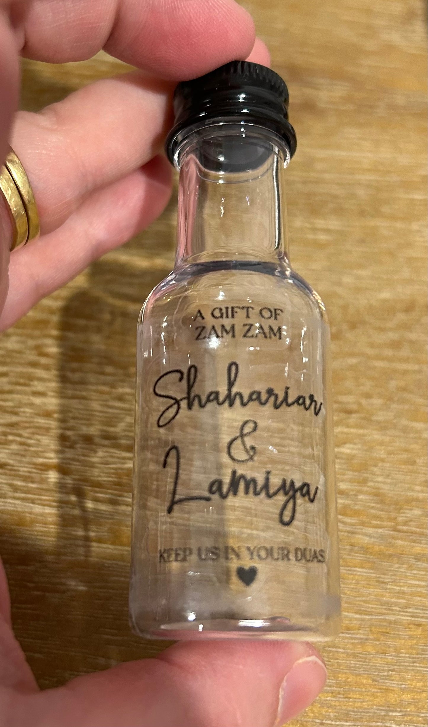 Mirror tray and 48 holy water bottles