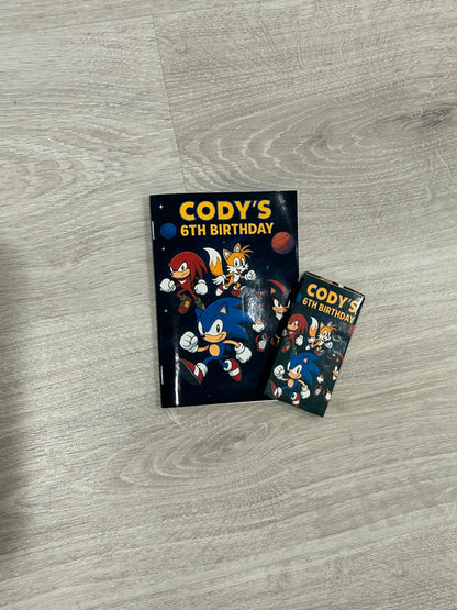 Colouring book packs for Cody’s 6th birthday