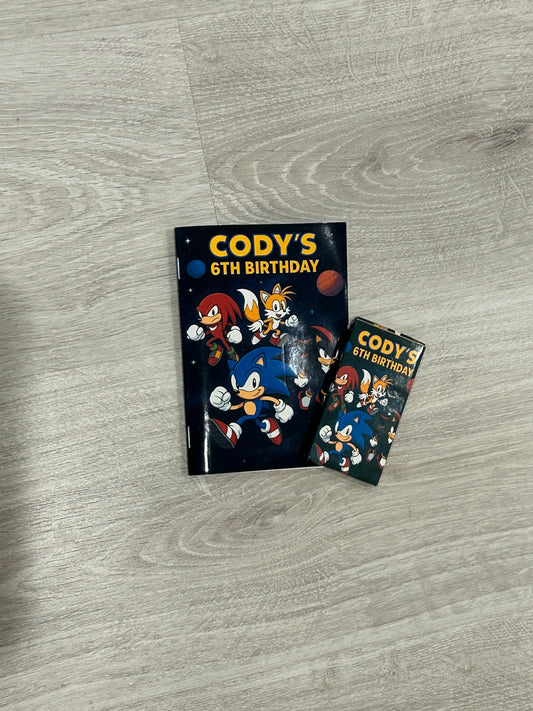 Colouring book packs for Cody’s 6th birthday
