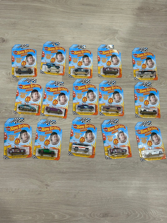 Hot wheels cards and cars