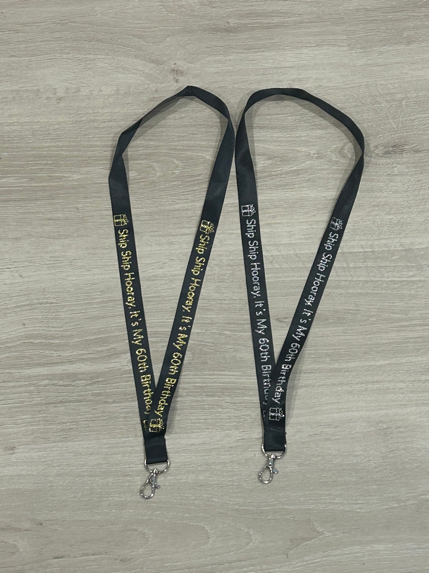 Twins lanyards for their cruise