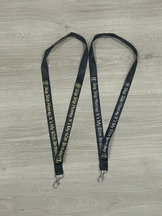 Twins lanyards for their cruise