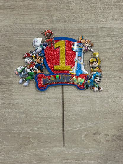 Paw Patrol Cake Topper