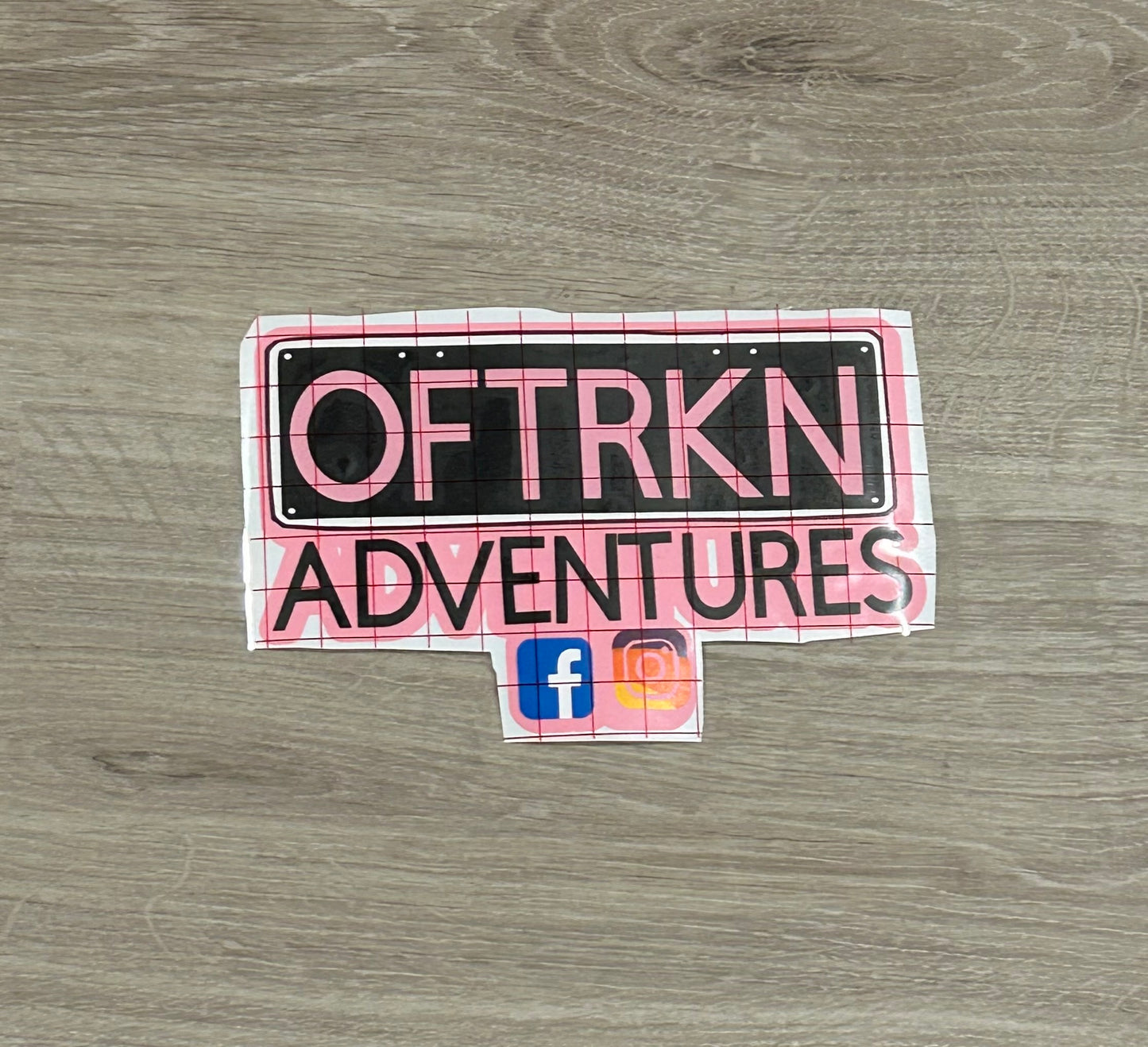 OFTRKN car/boat stickers
