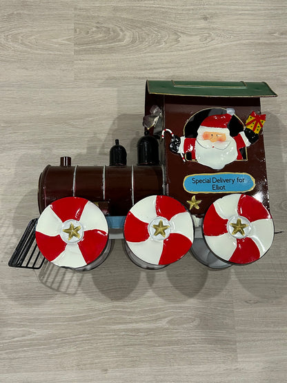 Writing applied to the train