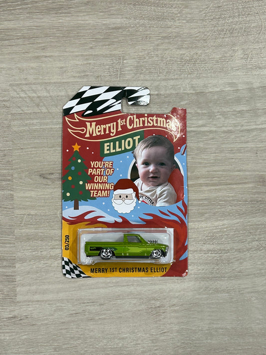 First Christmas hot wheels car