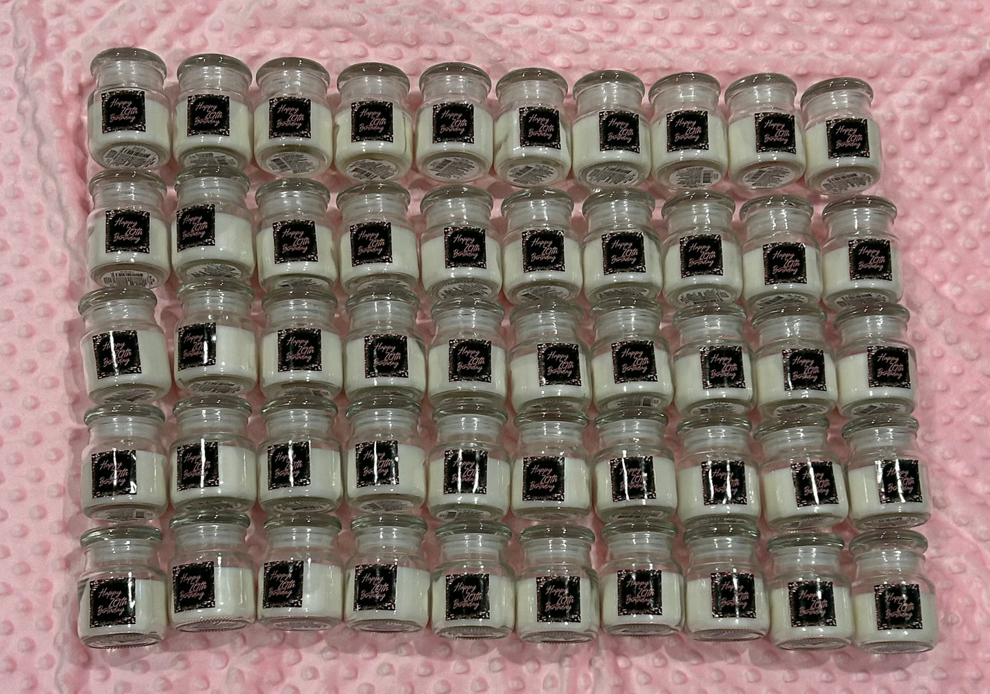 70th Birthday Party Pack - chocolates, lollipops, candles & a stubby holder