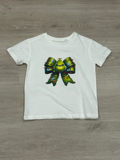 The Grinch bow shirt