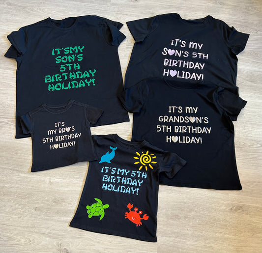 5th Birthday Shirts