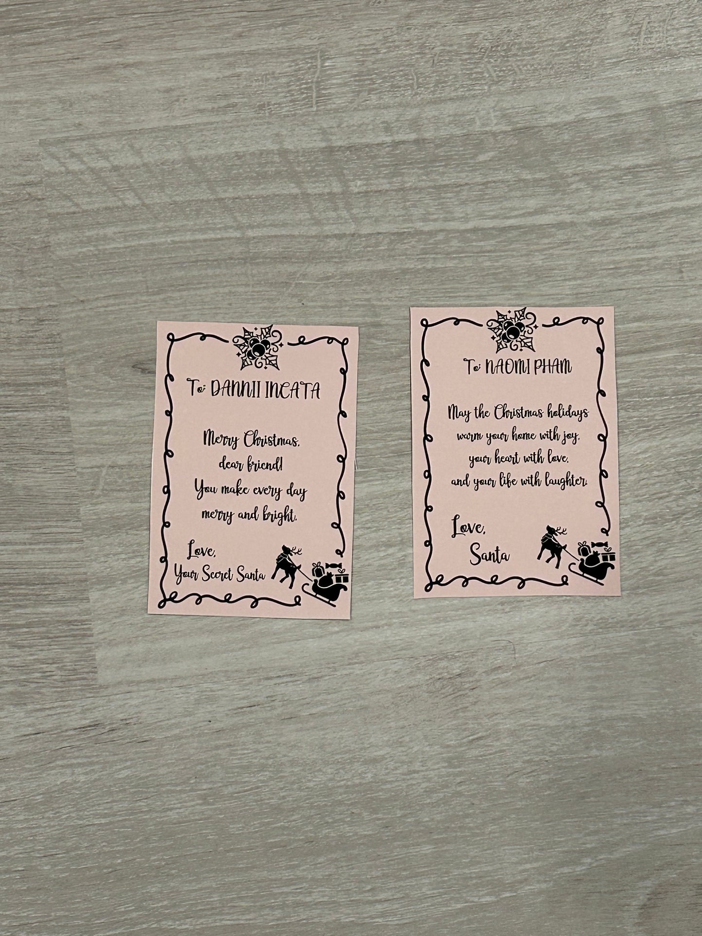 Christmas sticker labels